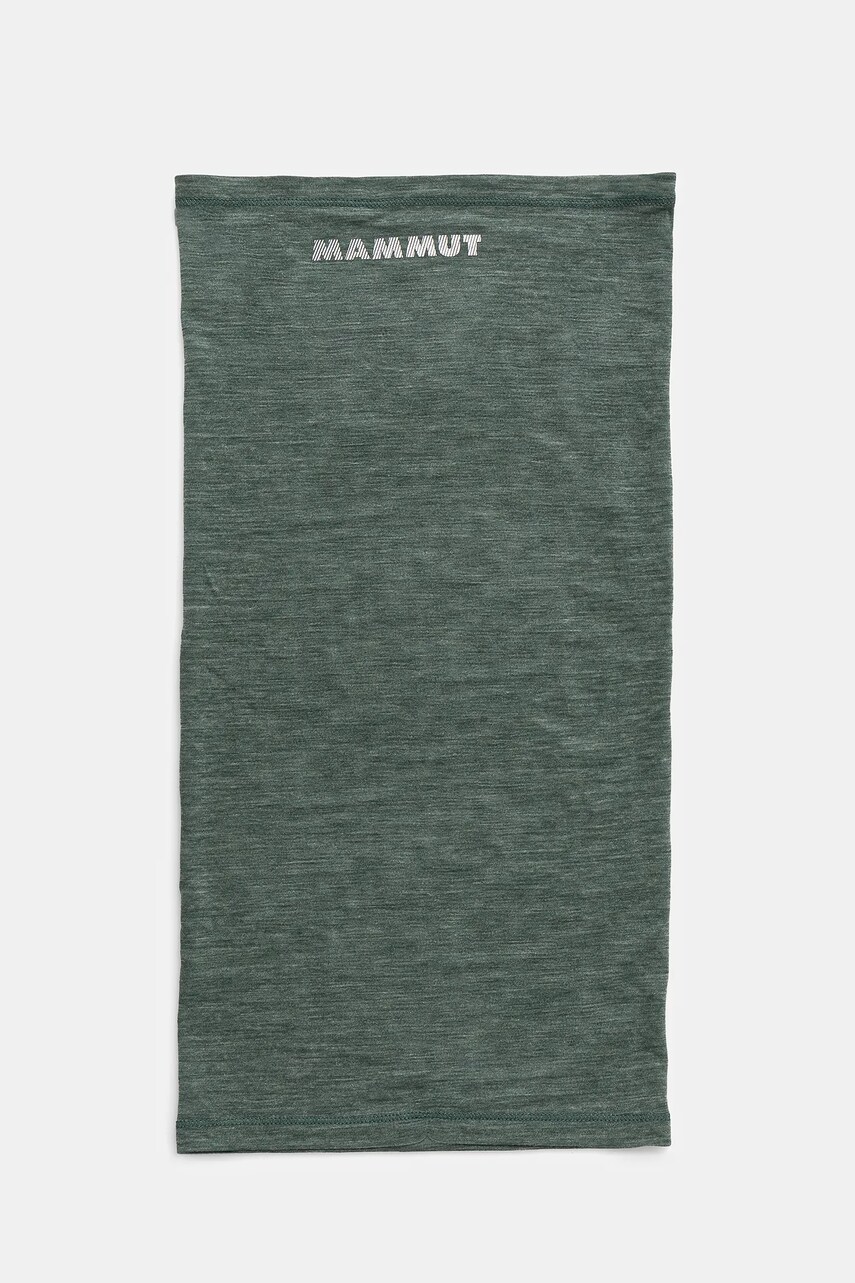 Mammut bentita pentru cap Tree Wool culoarea verde, cu imprimeu, 1191-01940