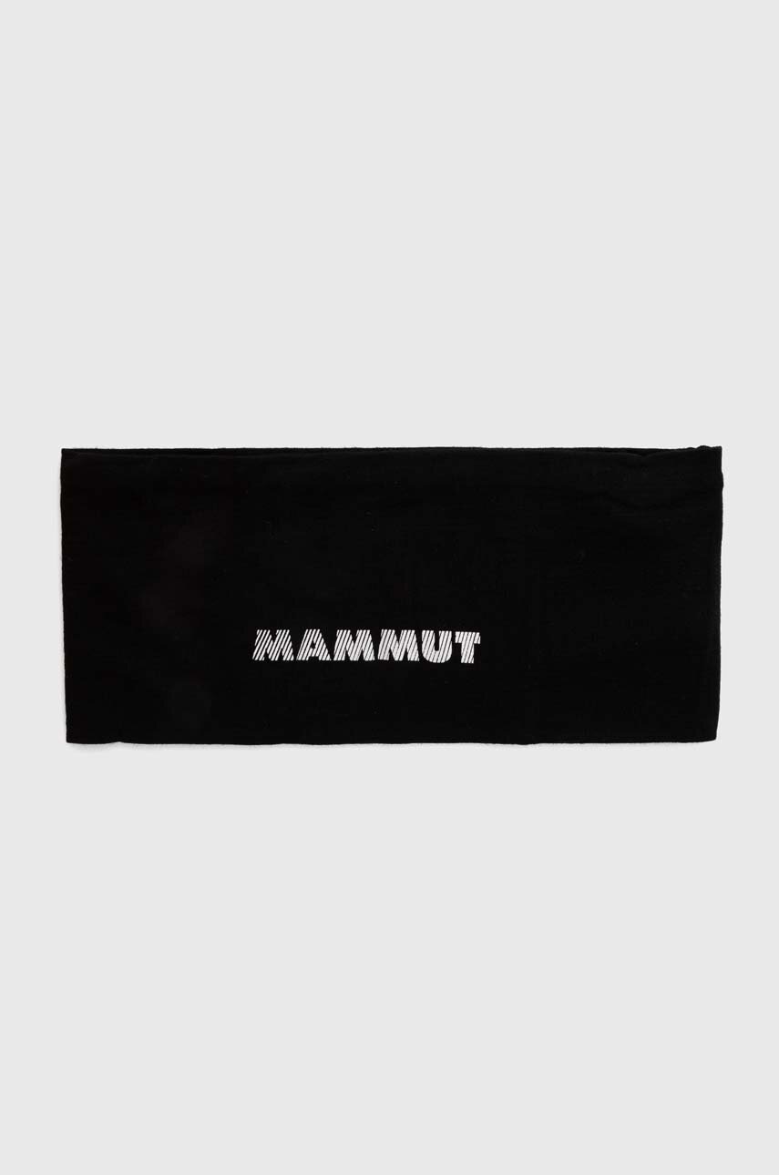 

Кръгъл шал Mammut Tree Wool в черно, Черен