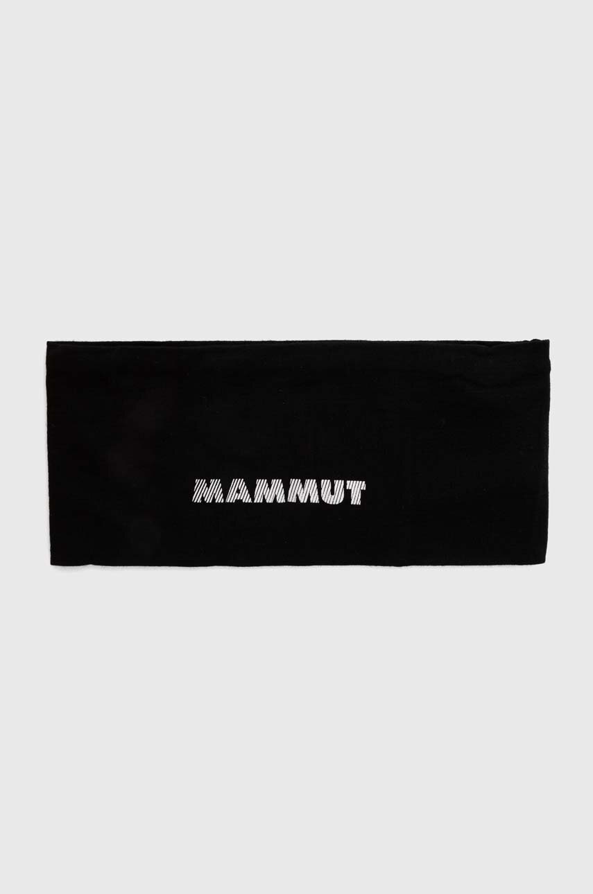 Mammut bentita pentru cap Tree Wool culoarea negru, 1191.01930