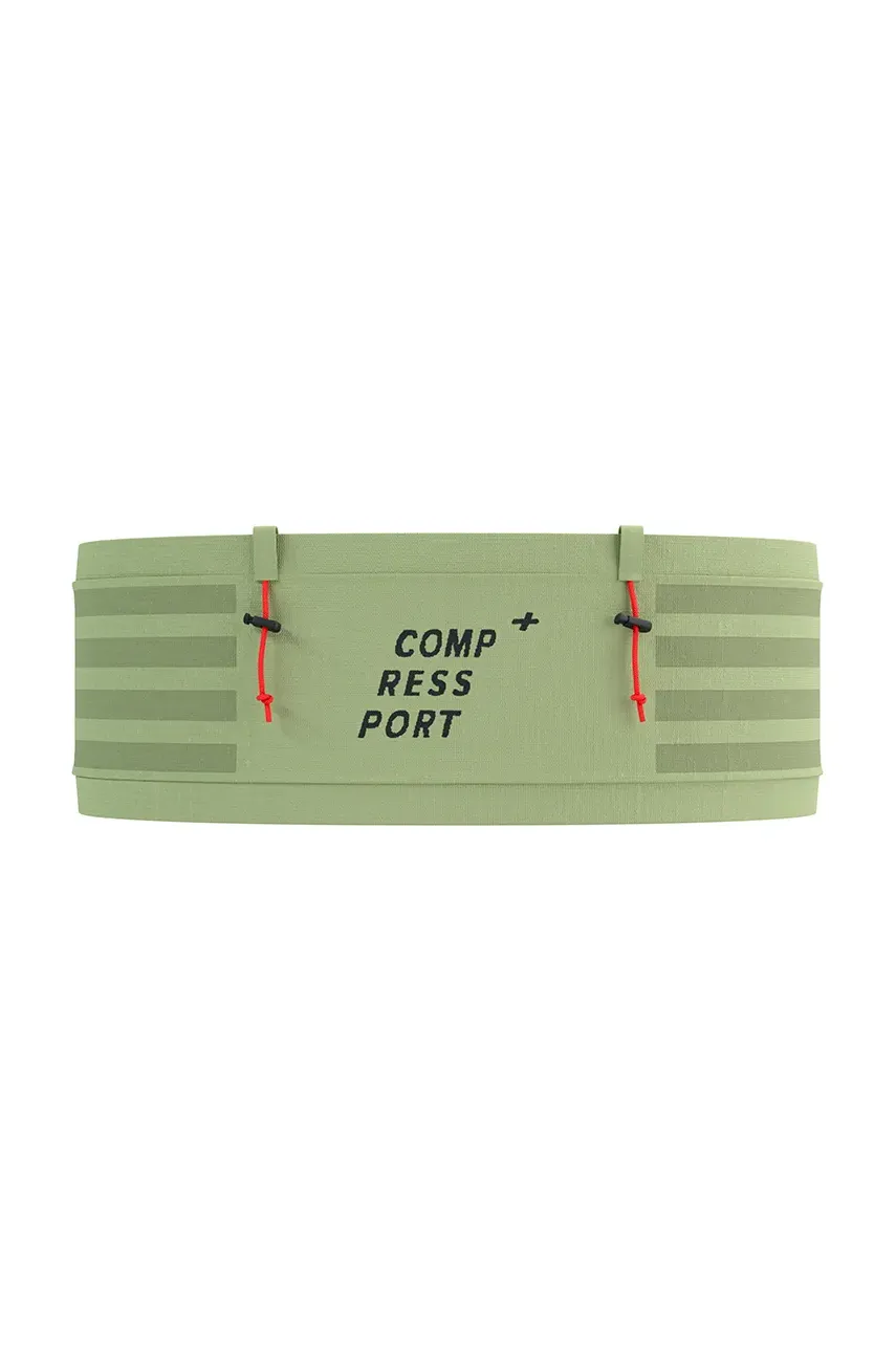 Compressport centura de alergare Free Belt Pro culoarea verde, CU00011B