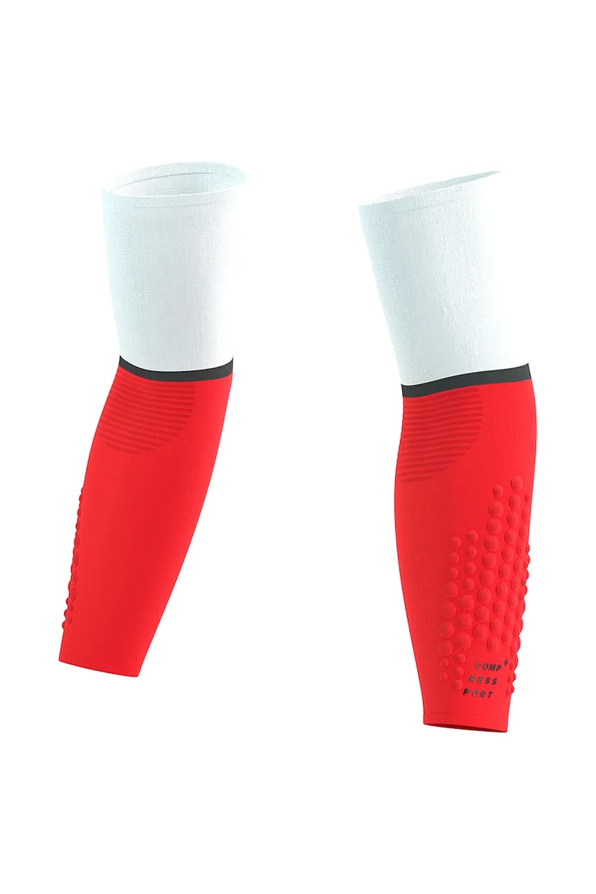 Compressport mâneci ArmForce Ultralight culoarea rosu, SU00008B