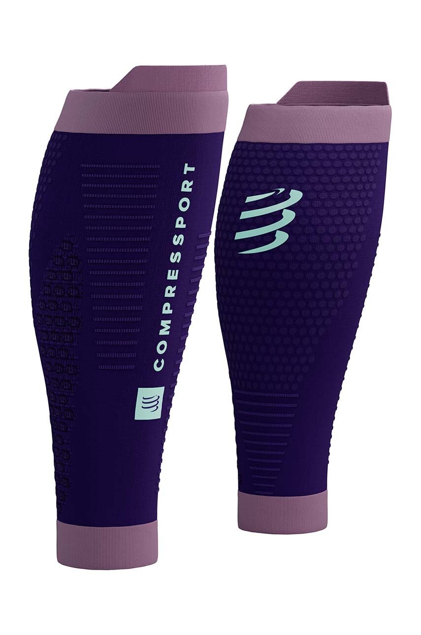 Compressport benzi de compresie pentru gambe R2 3.0 culoarea violet, SU00047B
