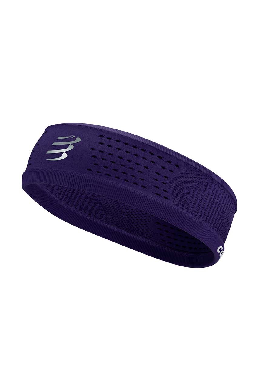 Compressport bentita pentru cap Thin Headband On/Off culoarea violet, XBNU3913