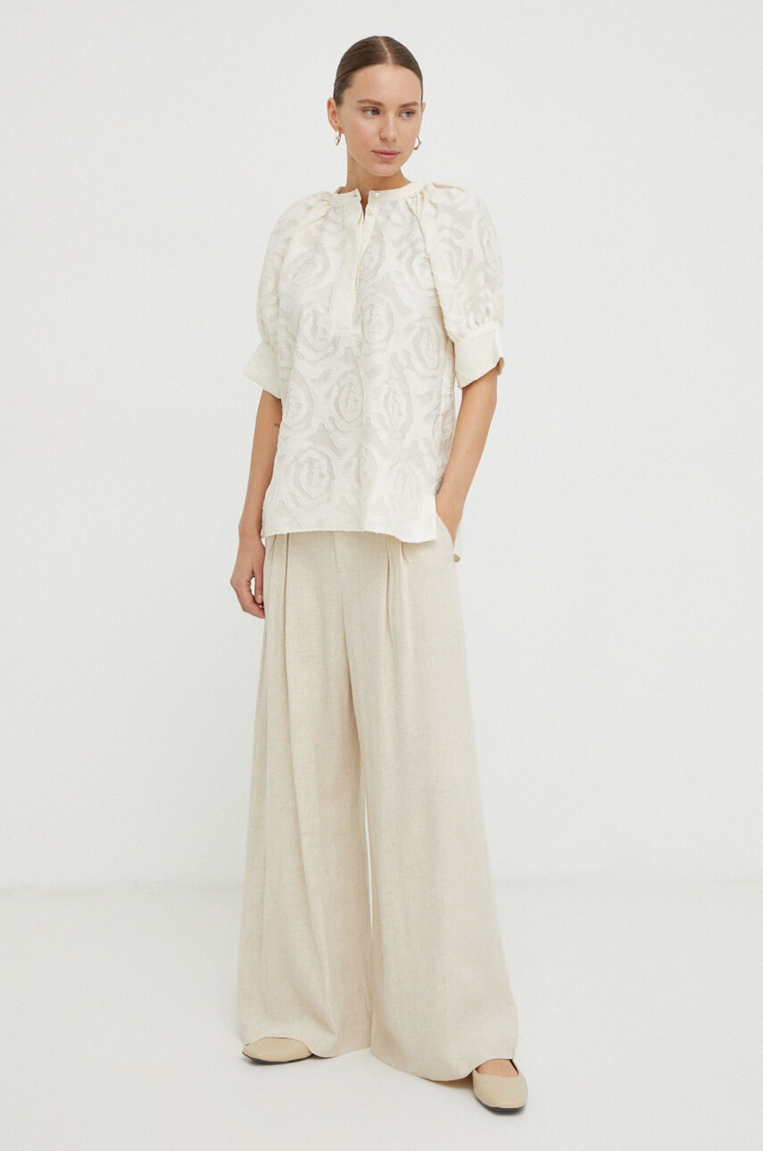 Μπλουζάκι Day Birger et Mikkelsen χρώμα: μπεζ φωτογραφία