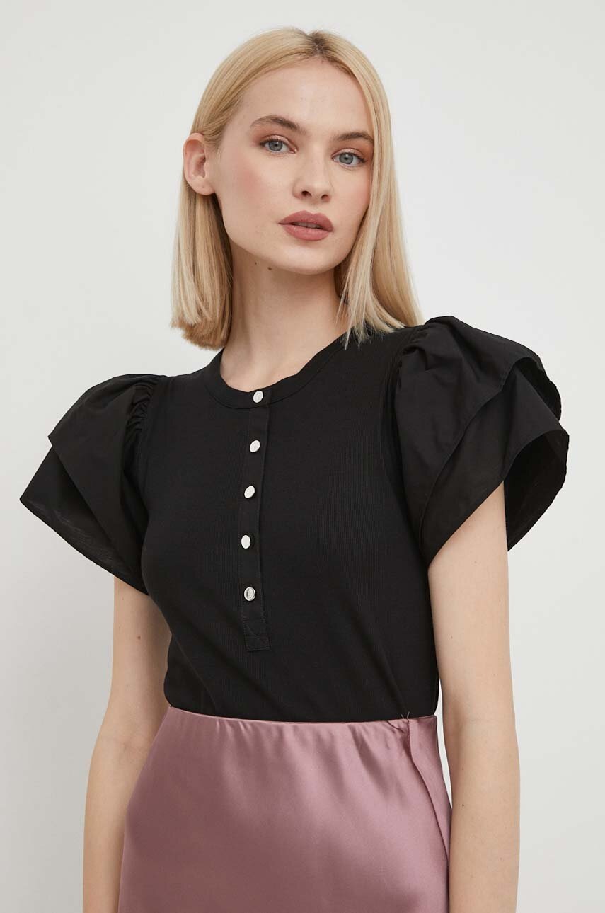 

Тениска Lauren Ralph в черно 200933252, Черен