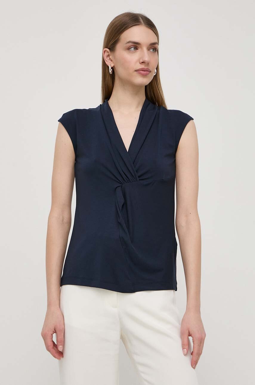 Μπλουζάκι Weekend Max Mara χρώμα: ναυτικό μπλε φωτογραφία