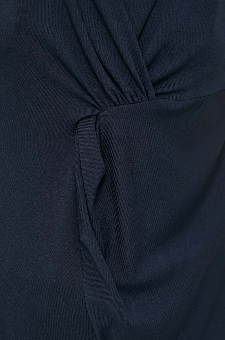 Μπλουζάκι Weekend Max Mara χρώμα: ναυτικό μπλε φωτογραφία