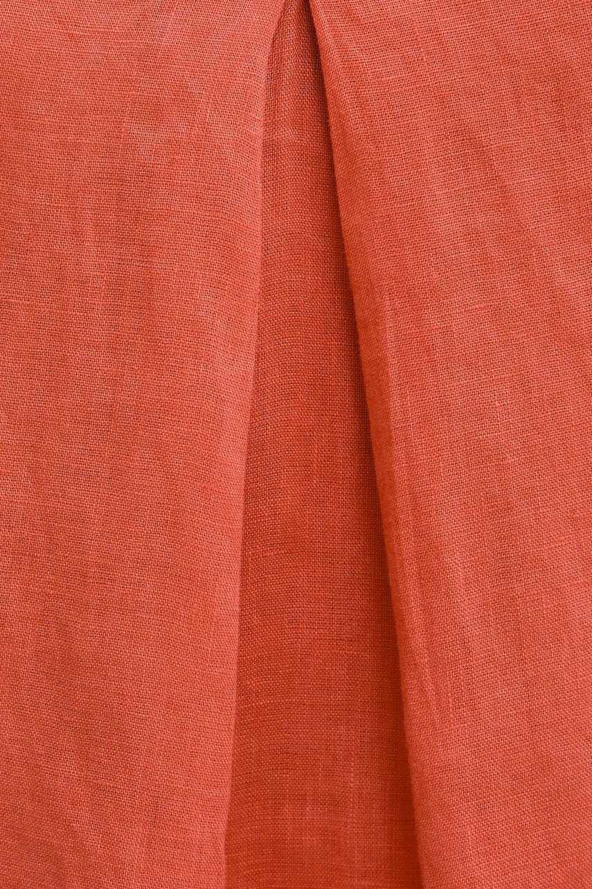 Λευκή μπλούζα United Colors of Benetton χρώμα: κόκκινο, 5BMLDQ06W φωτογραφία