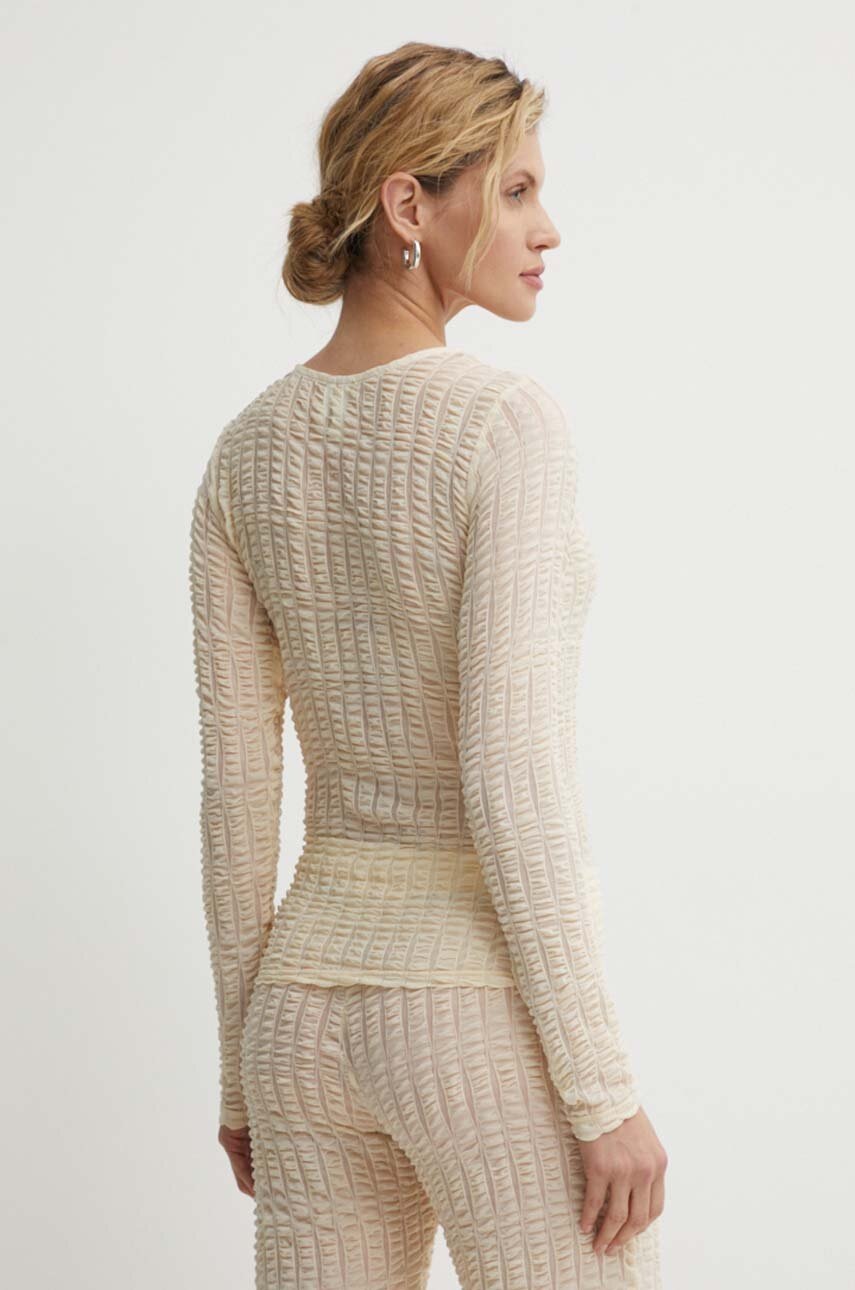 Μπλουζάκι Résumé ArgoRS Blouse χρώμα: μπεζ, 20581124 φωτογραφία