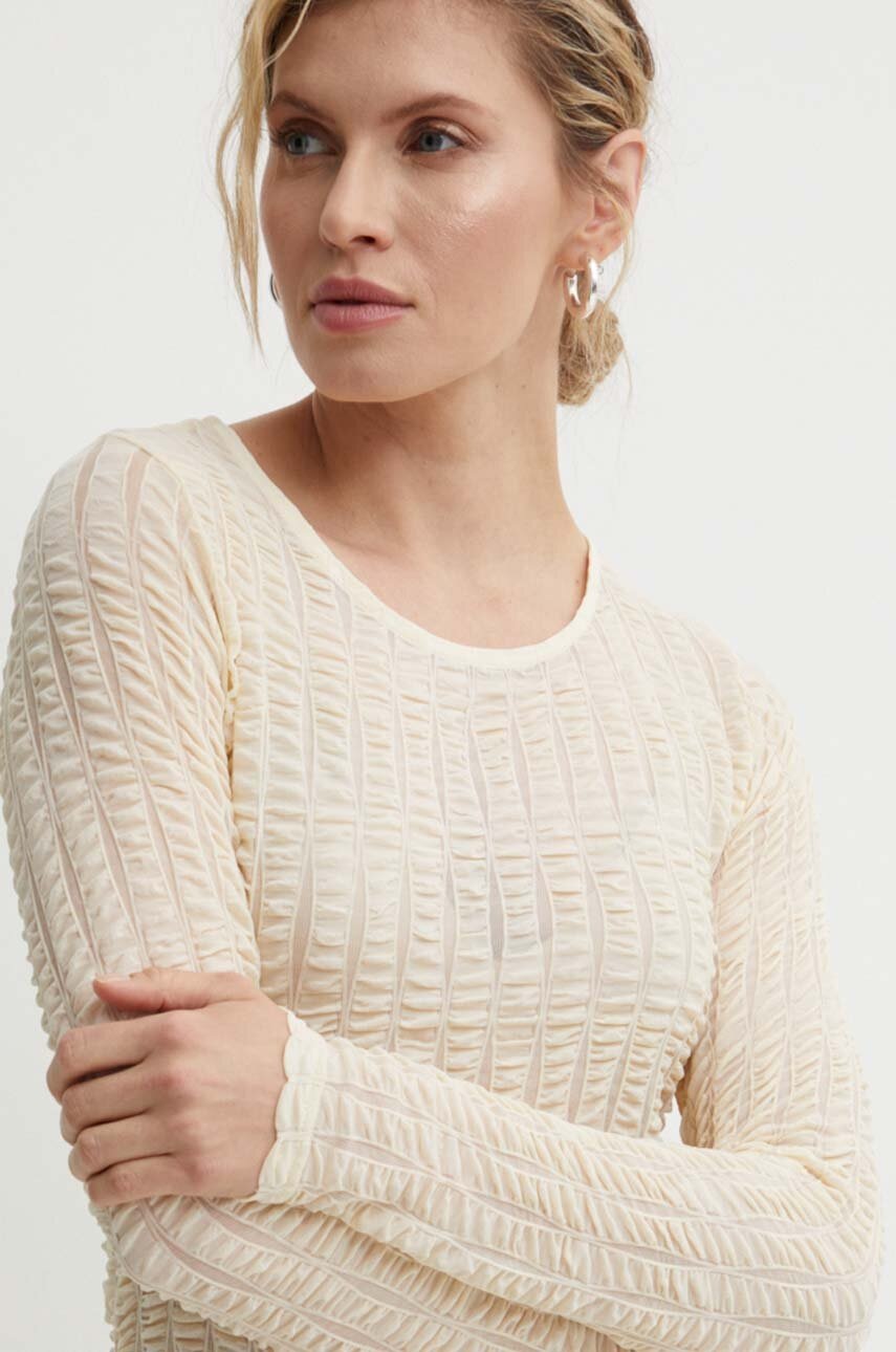 Μπλουζάκι Résumé ArgoRS Blouse χρώμα: μπεζ, 20581124 φωτογραφία