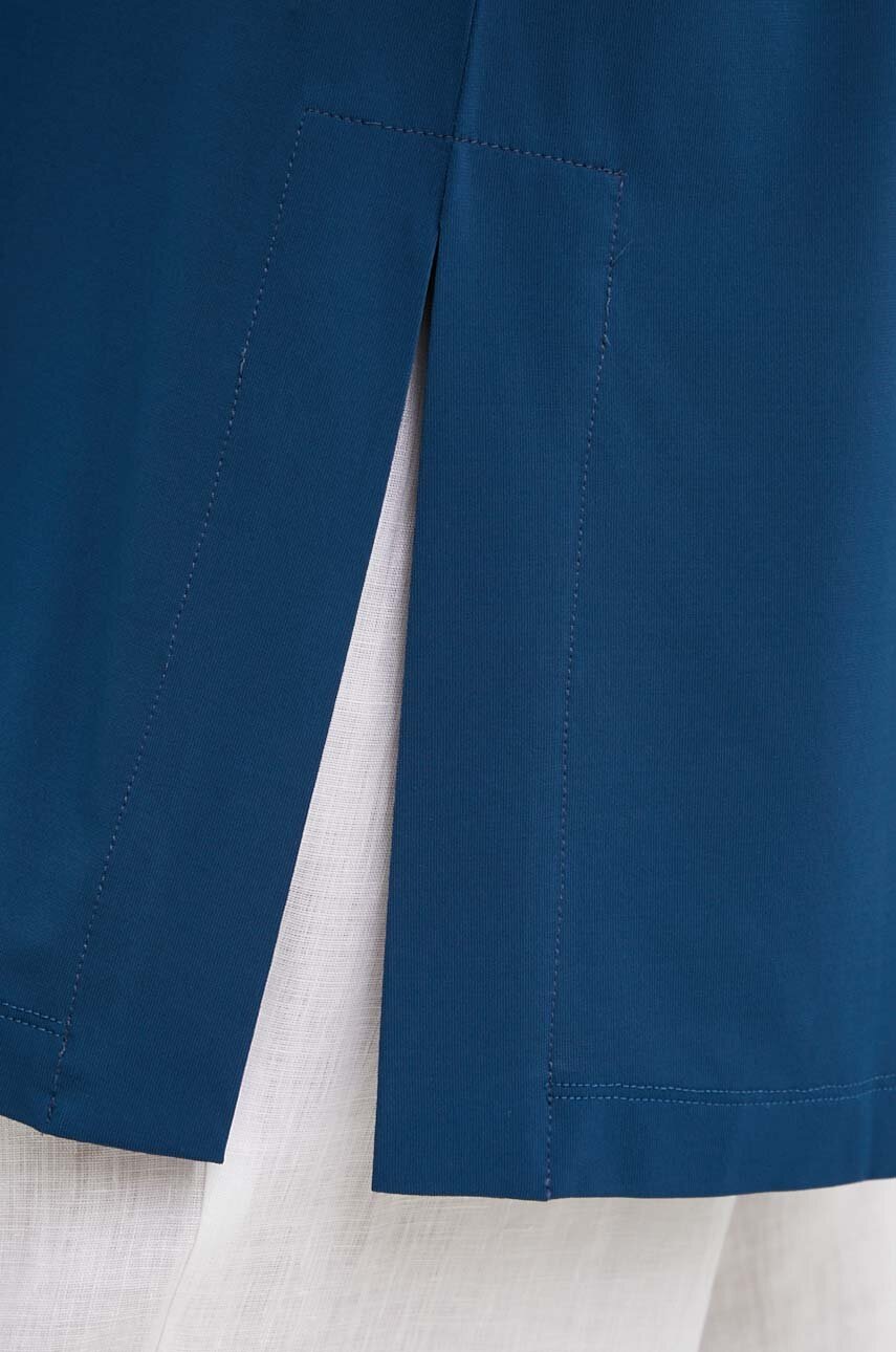 Μπλουζάκι Max Mara Leisure χρώμα: ναυτικό μπλε, 2416941068600 φωτογραφία