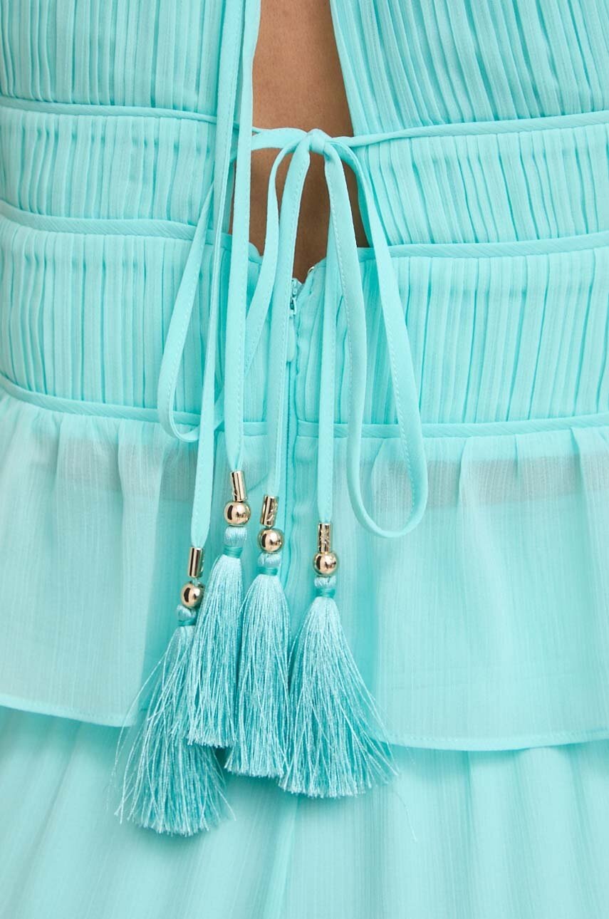 Μπλουζάκι Patrizia Pepe χρώμα: τιρκουάζ φωτογραφία