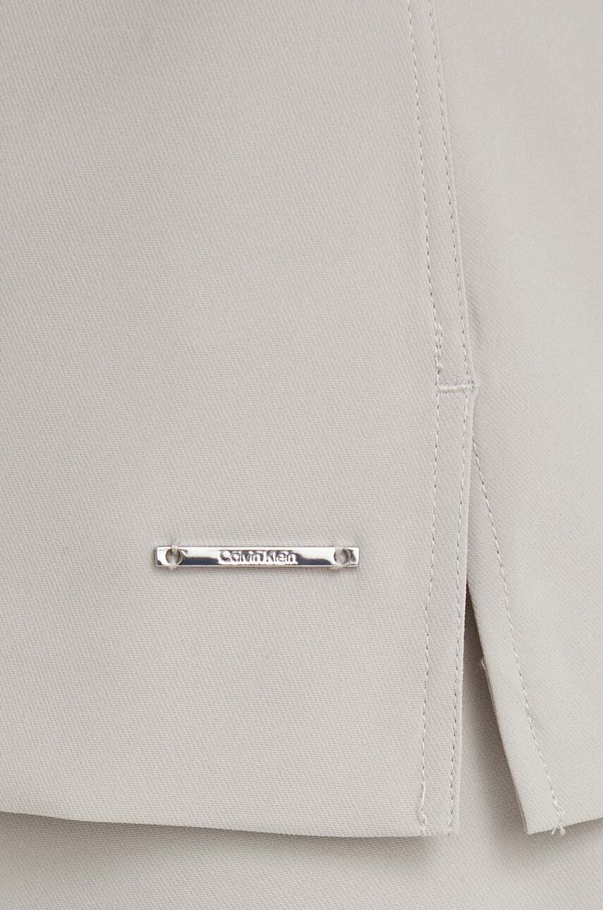 Μπλουζάκι Calvin Klein χρώμα: γκρι φωτογραφία