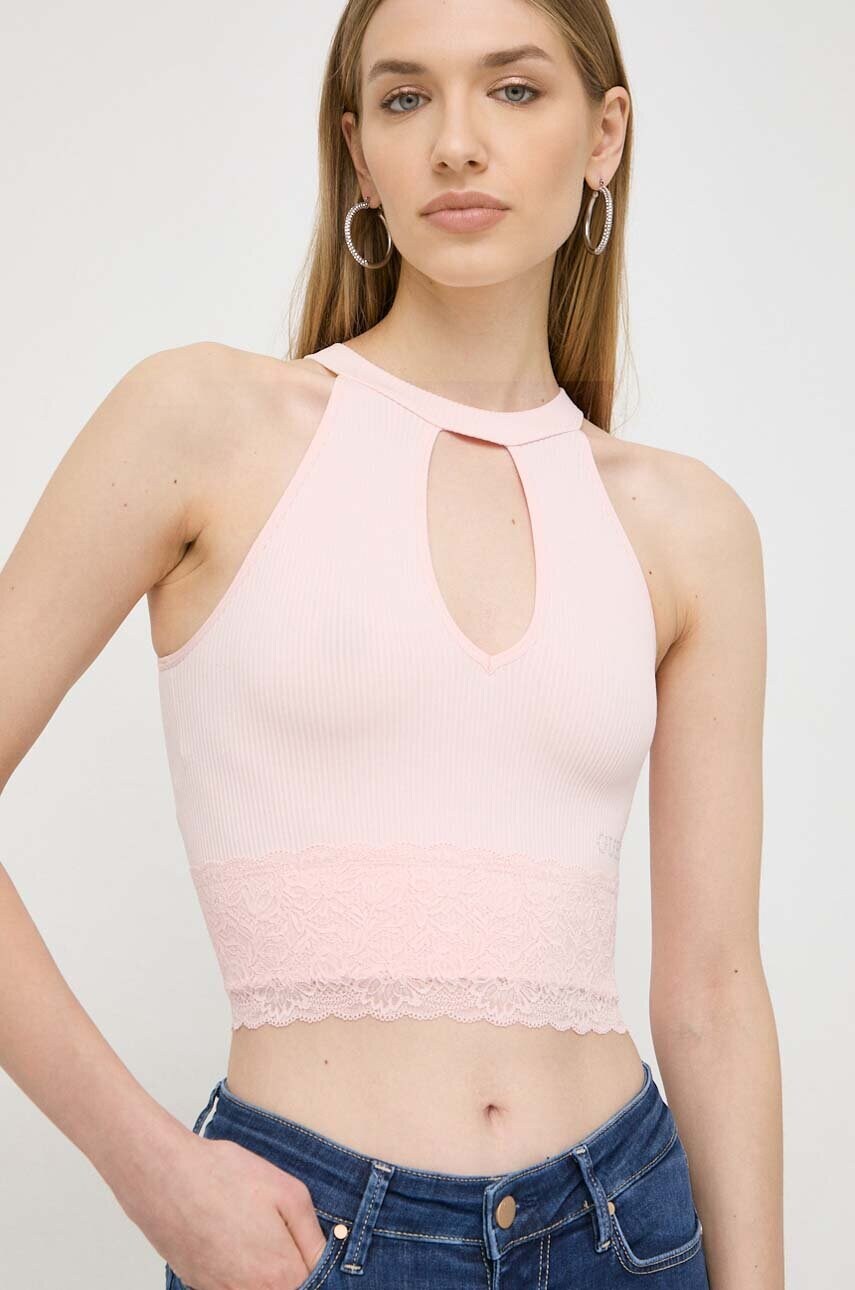 Levně Top Guess LILA růžová barva, W4GZ24 Z2ZN0