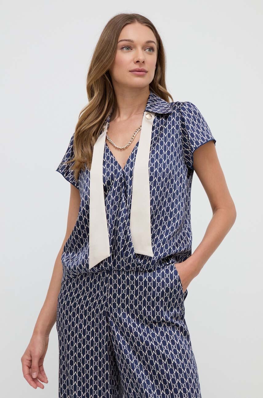 

Блуза Marciano Guess NEW MONOGRAM в тъмносиньо с десен 4GGH01 9859Z, Тъмносин