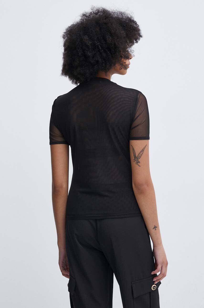 Μπλουζάκι Artigli χρώμα: μαύρο, AT38575 AT38575 φωτογραφία