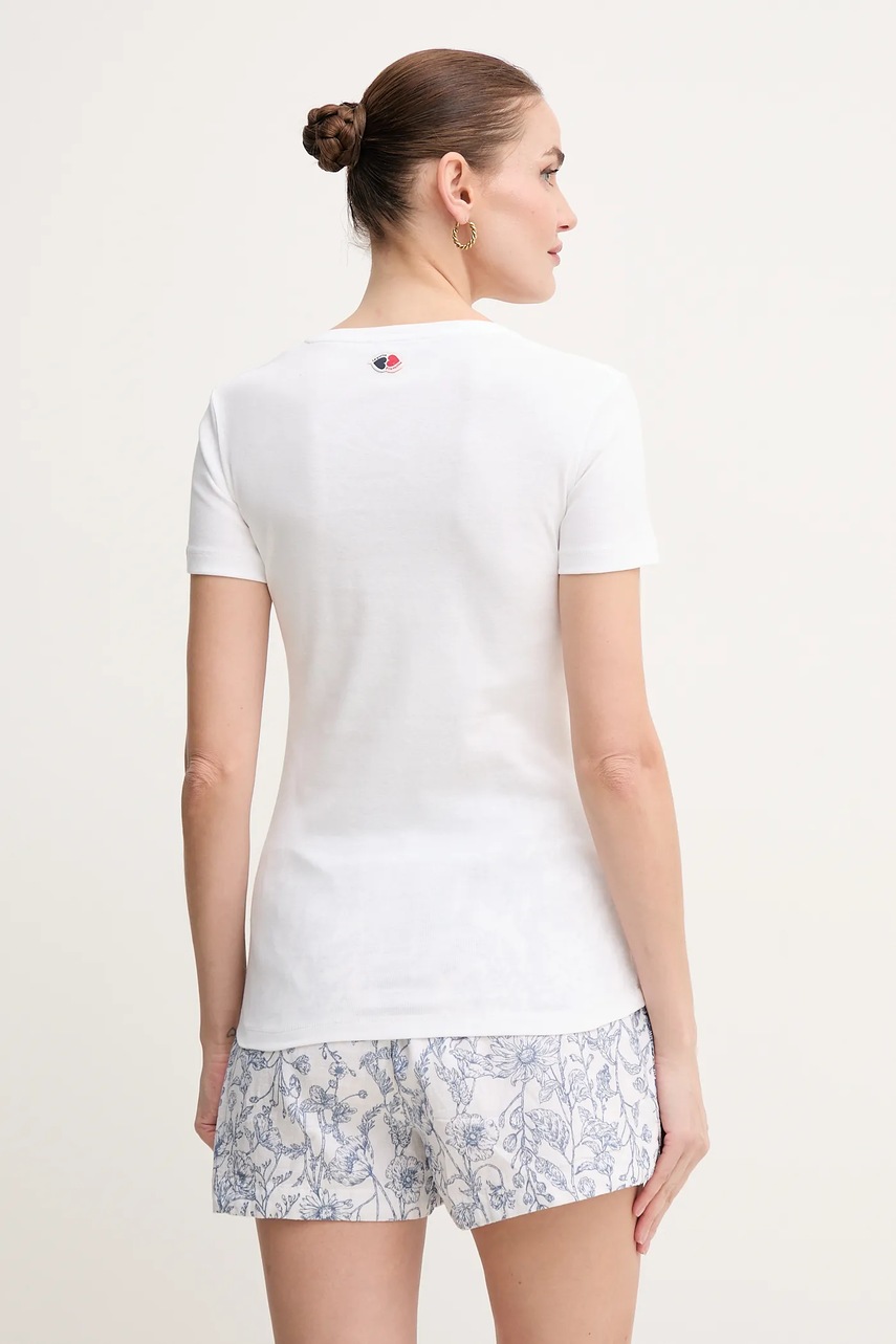 Βαμβακερό μπλουζάκι La Petite Française THIBAULT χρώμα: λευκό, THIBAULT φωτογραφία