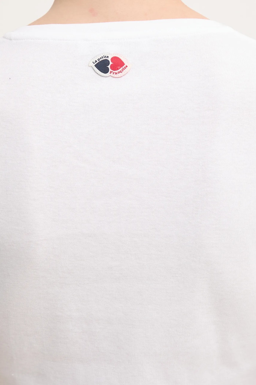 Βαμβακερό μπλουζάκι La Petite Française THIBAULT χρώμα: λευκό, THIBAULT φωτογραφία