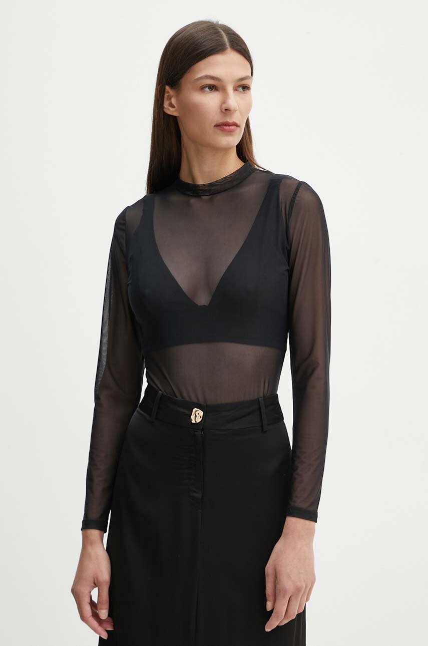 Undress Code body STAY SIMPLE THONG femei, culoarea negru, neted, 499