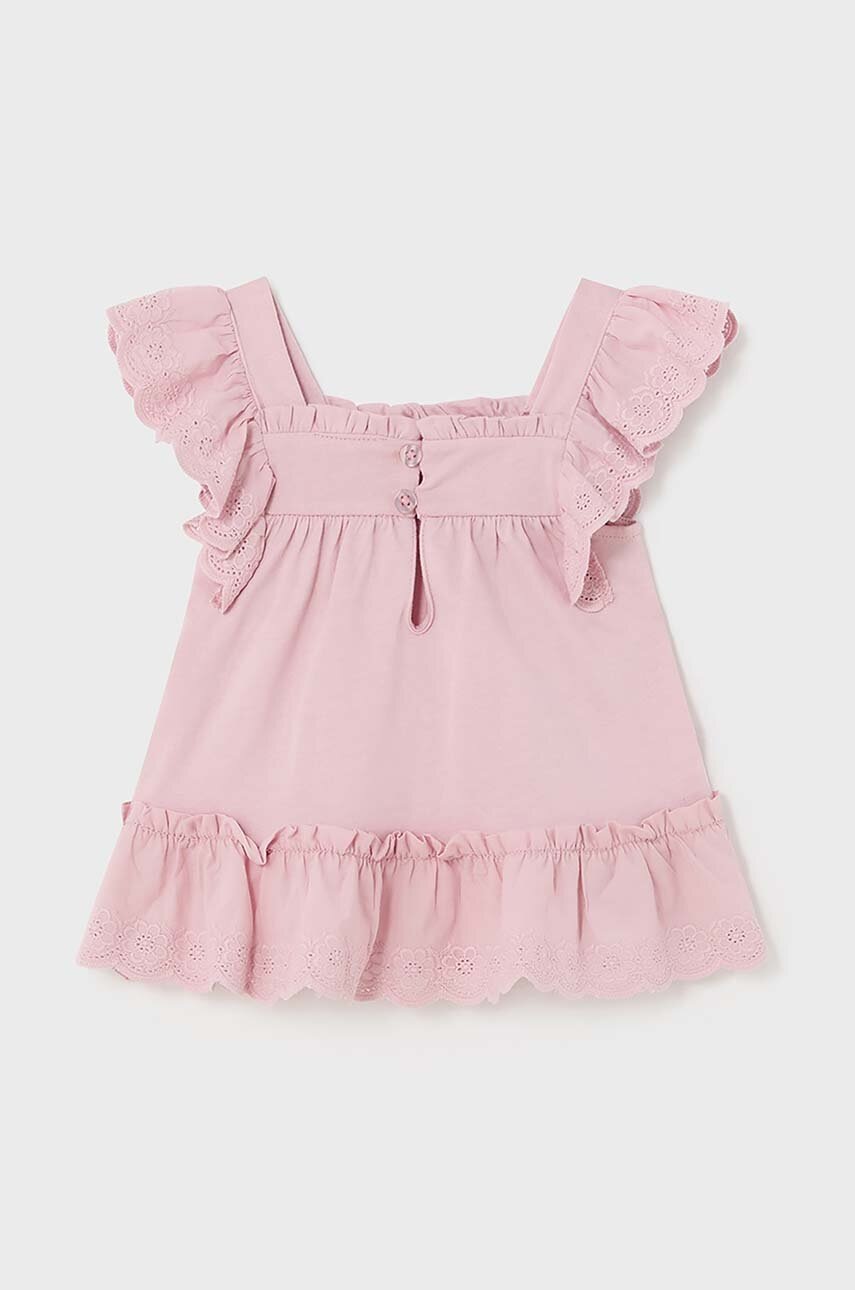 Блузка для младенцев Mayoral цвет розовый однотонная в Ужгороде Блузка для младенцев Mayoral цвет розовый однотонная в Ужгороде