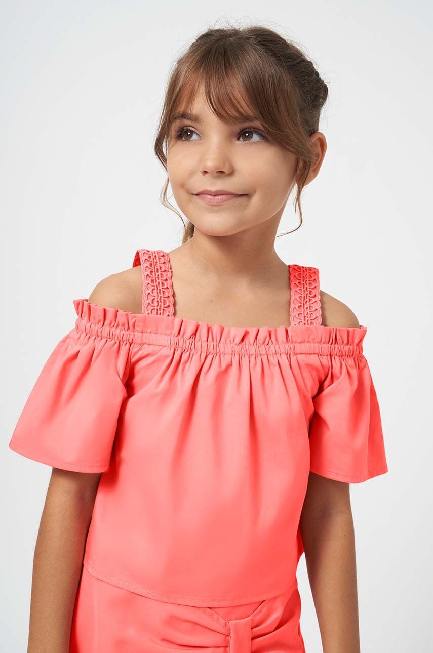 Mayoral bluza copii culoarea roz, neted