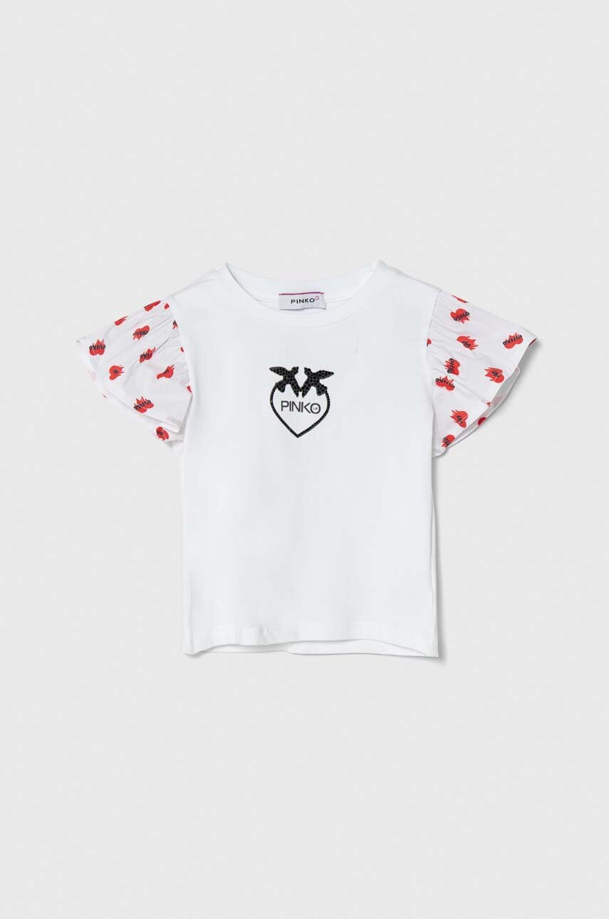 

Детска тениска Pinko Up в бяло, Бял