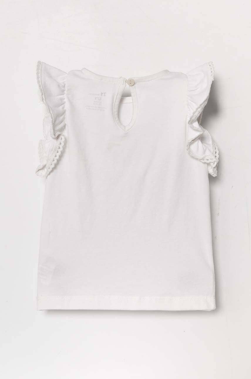 Блузка для младенцев zippy цвет белый однотонная Блузка для младенцев zippy цвет белый однотонная