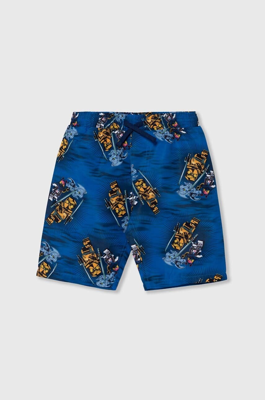 Lego pantaloni scurti de baie copii culoarea albastru marin Lego pantaloni scurti de baie copii culoarea albastru marin