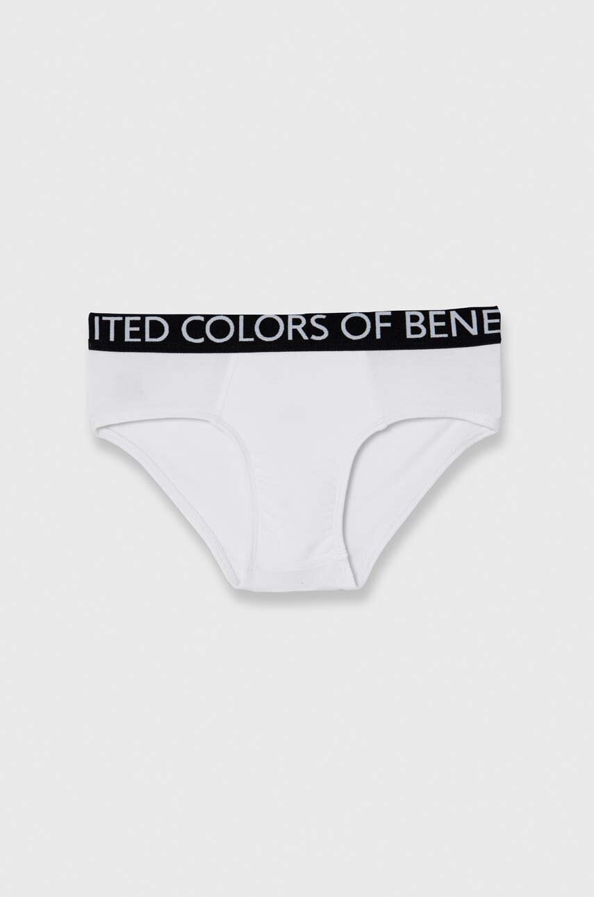 Детские трусы United Colors of Benetton 2 шт цвет белый Детские трусы United Colors of Benetton 2 шт цвет белый