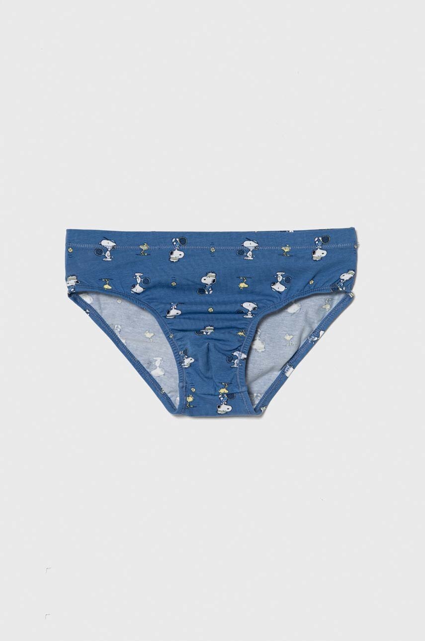 United Colors of Benetton slip copii x Snoopy culoarea albastru marin