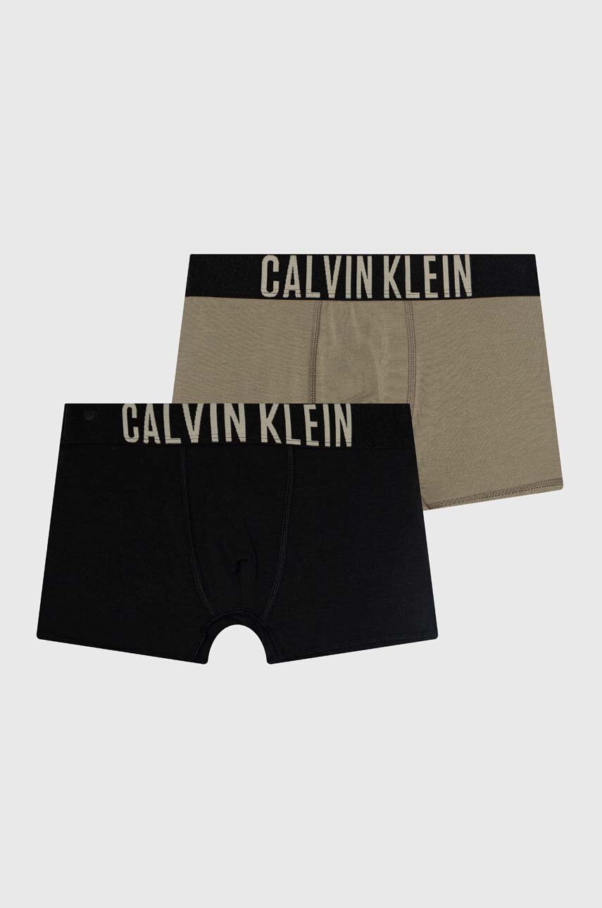 

Детски боксерки Calvin Klein Underwear (2 броя) в сиво, Черен