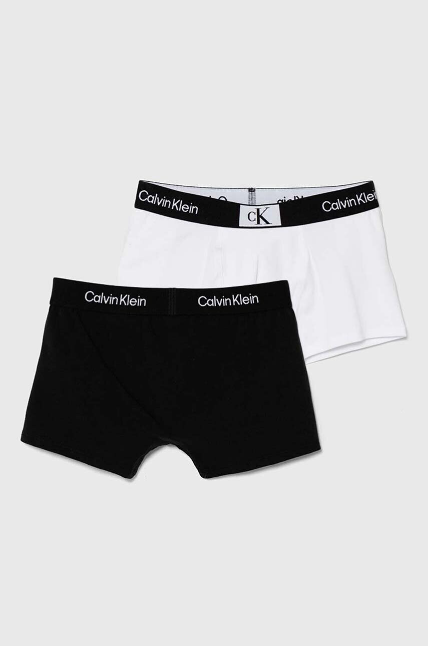 

Детски боксерки Calvin Klein Underwear (2 броя) в черно, Черен