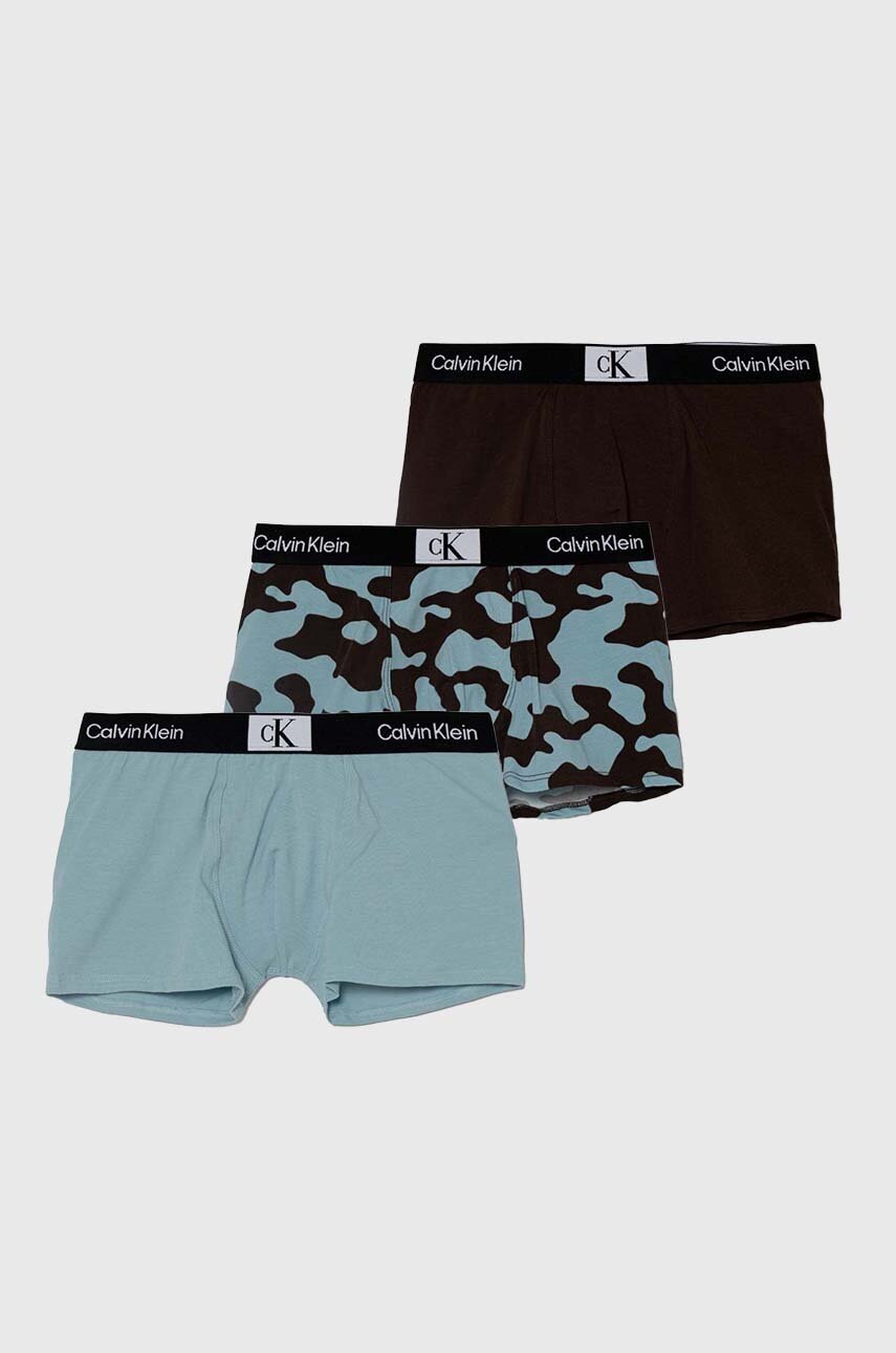 

Детски боксерки Calvin Klein Underwear (3 броя) в синьо, Син