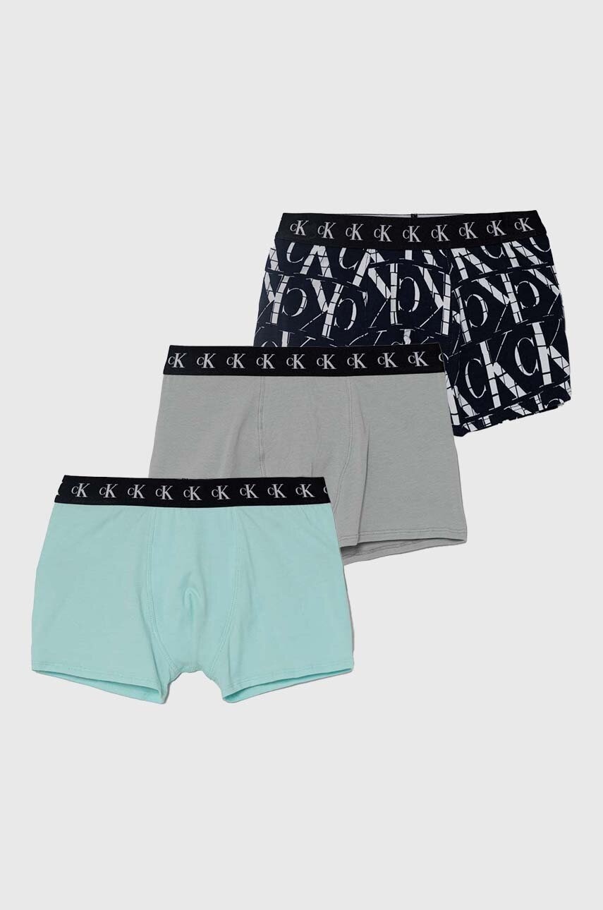 

Детски боксерки Calvin Klein Underwear (2 броя) в сиво, Сив