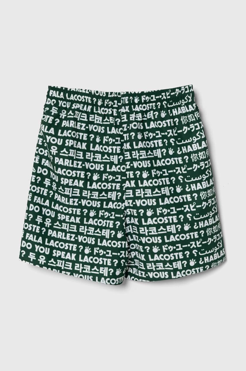 Детские шорты для плавания Lacoste цвет зелёный Детские шорты для плавания Lacoste цвет зелёный