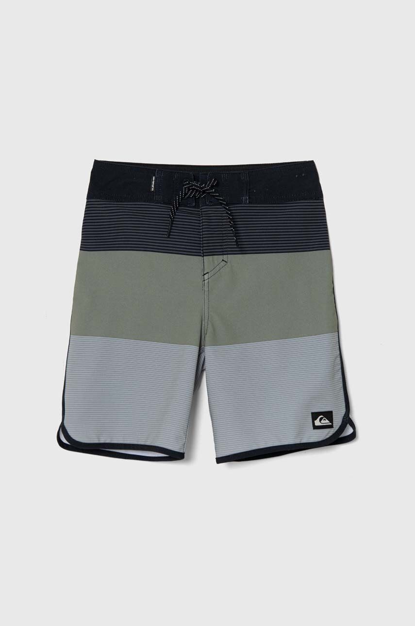 Quiksilver pantaloni scurti de baie SURFSILK culoarea verde