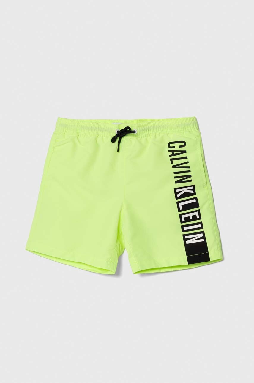 

Детски плувни шорти Calvin Klein Jeans в зелено, Зелен
