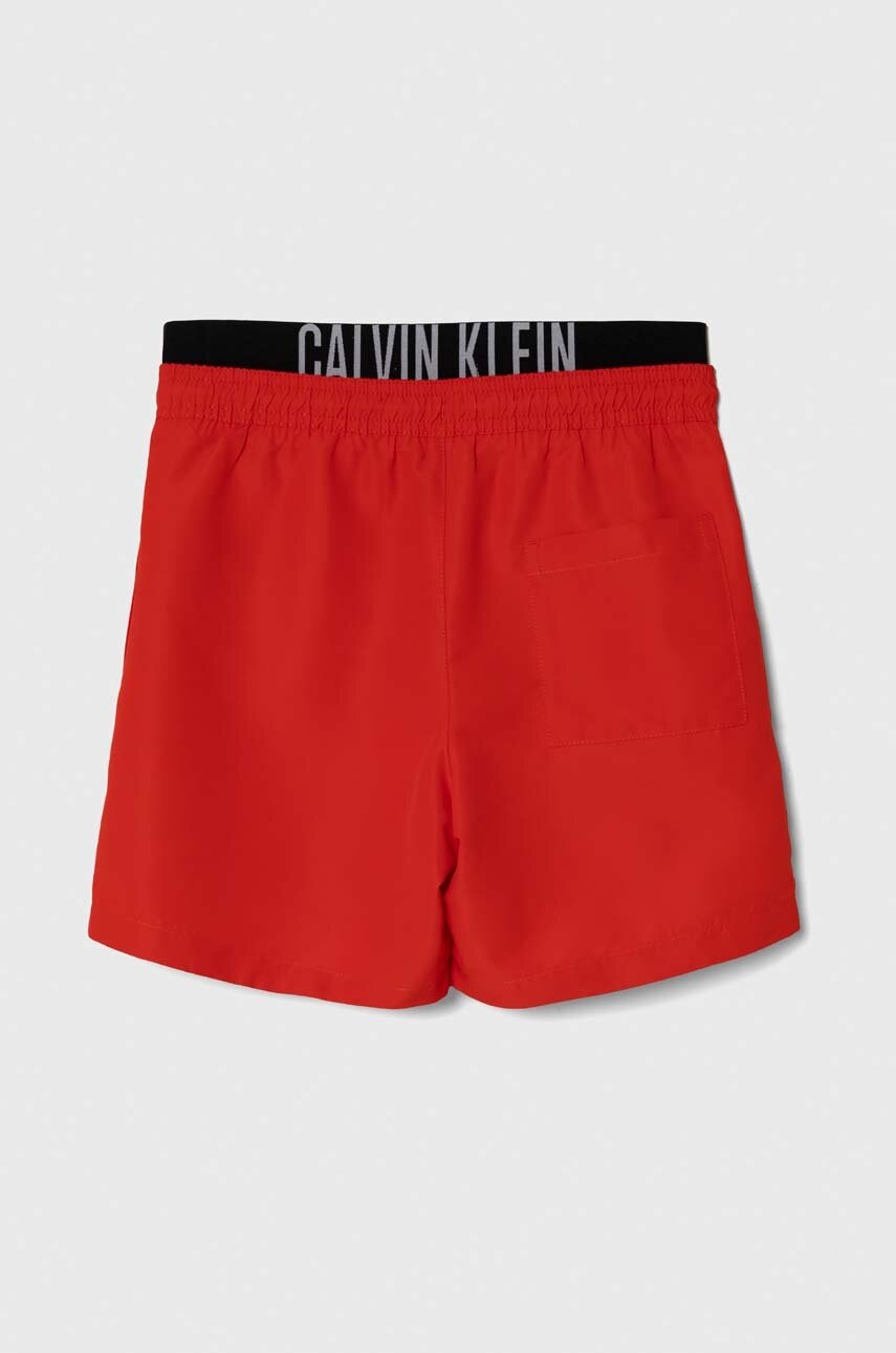 Дитячі шорти для плавання Calvin Klein Jeans колір червоний