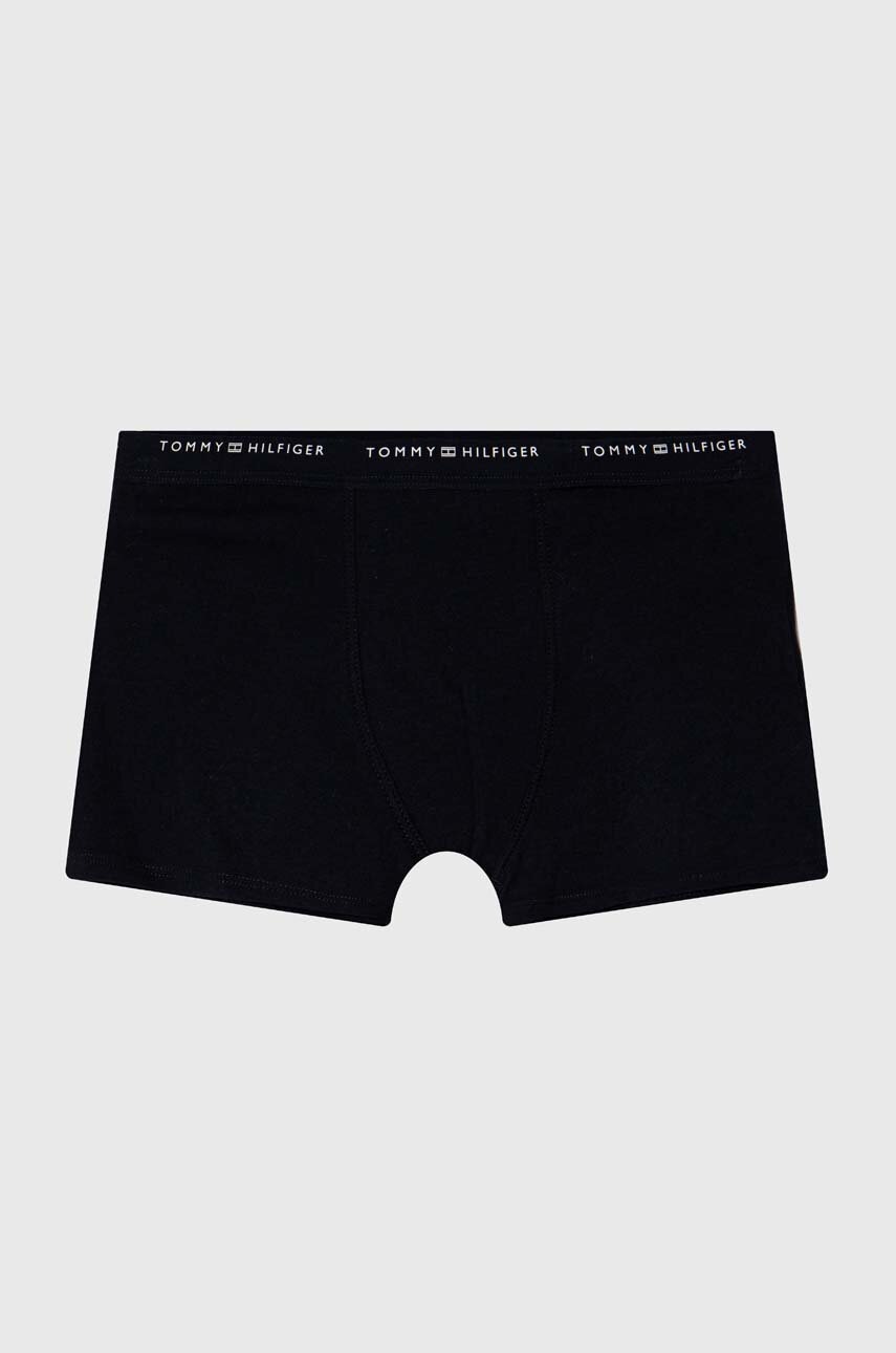 Детские хлопковые боксеры Tommy Hilfiger 7 шт цвет зелёный