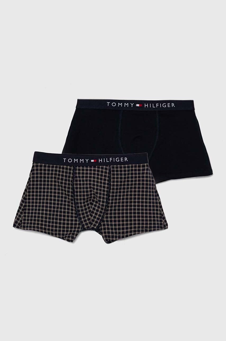 

Детски боксерки Tommy Hilfiger (2 броя) в черно, Тъмносин