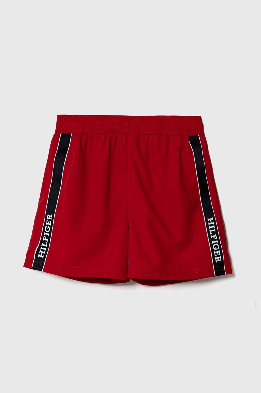 

Детски плувни шорти Tommy Hilfiger в червено, Червен