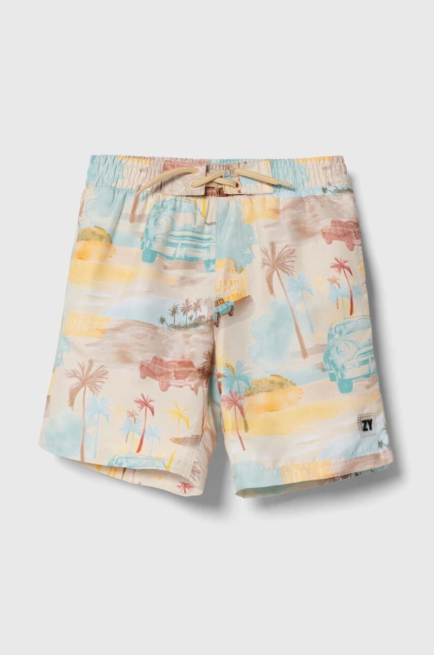 zippy pantaloni scurti de baie copii culoarea galben