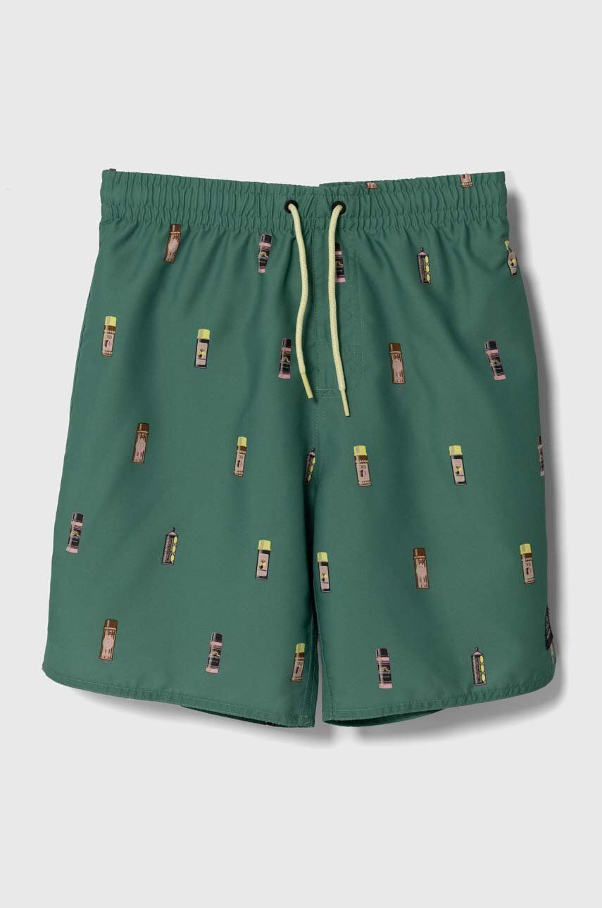 Protest pantaloni scurti de baie copii PRTBITMAP culoarea verde