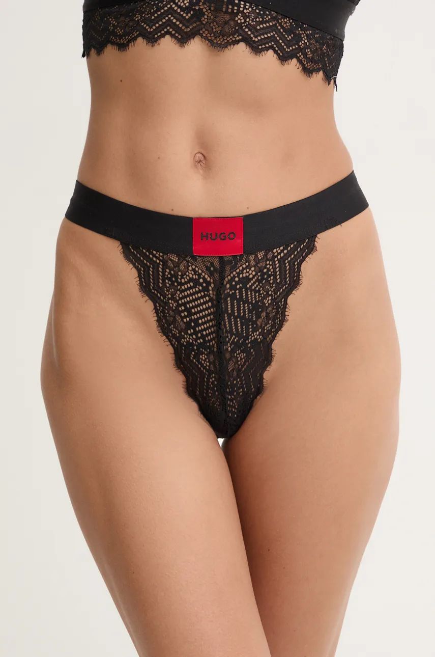 HUGO chiloti brazilieni culoarea negru, 50502787