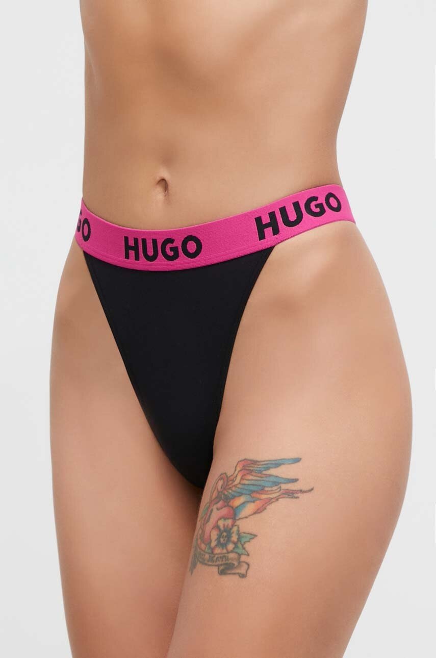 HUGO tanga culoarea negru