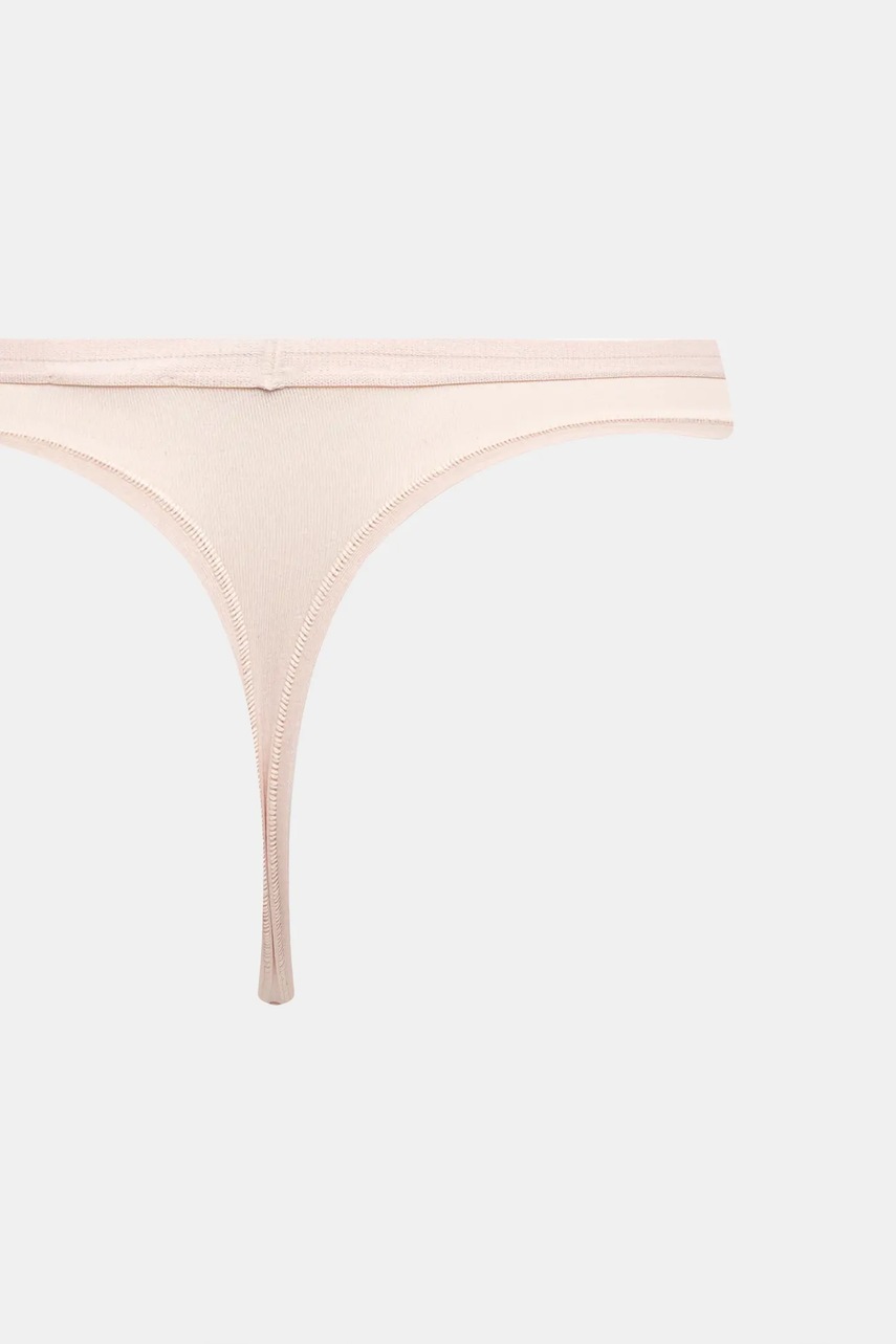 BOSS tangá dámske bavlnené s elastanom 3P THONG 3-pak