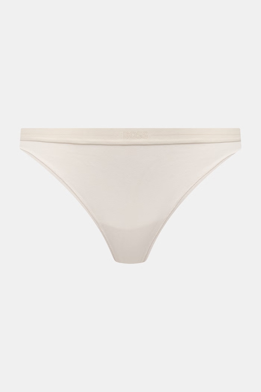 BOSS  прашки дамски от памук с еластан 3P THONG 3 броя