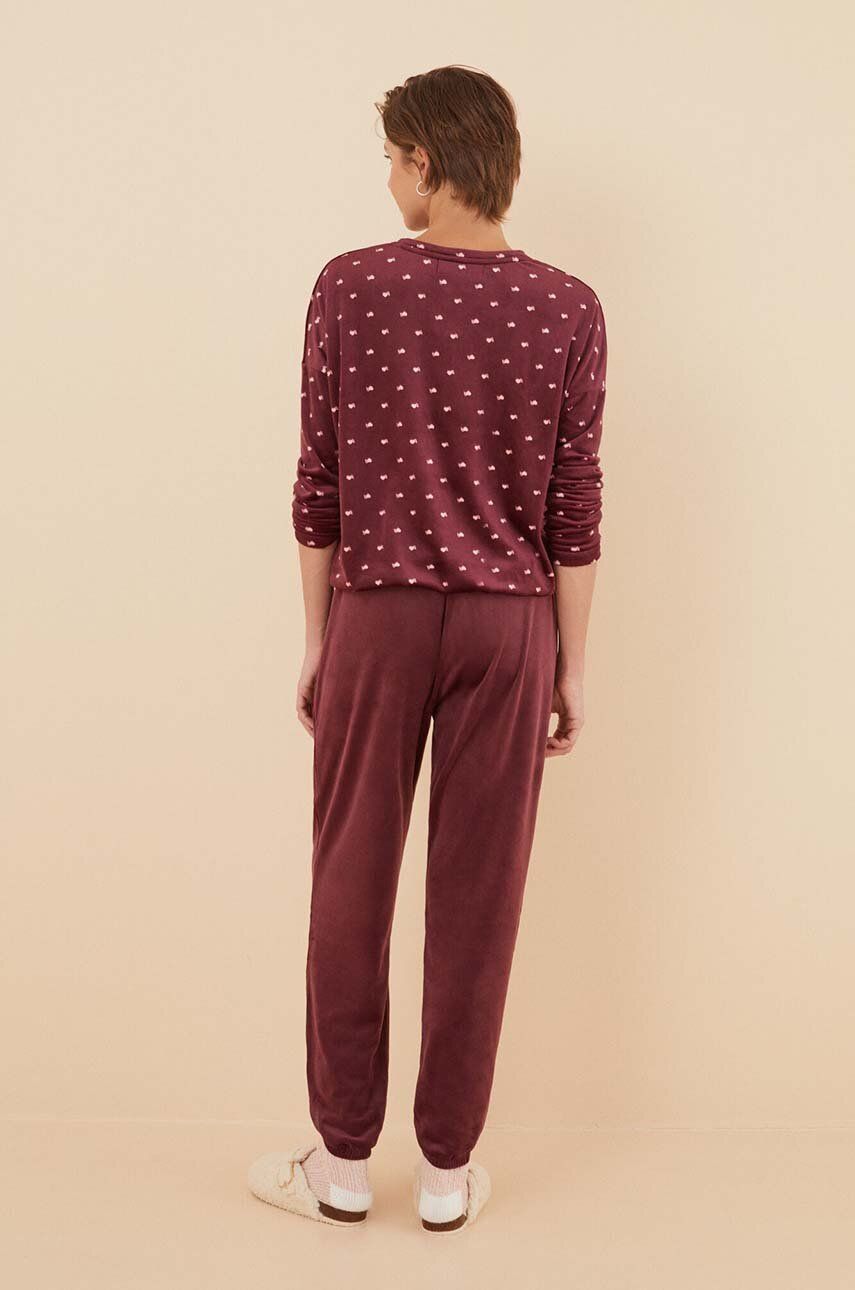women'secret piżama LA VECINA RUBIA MOUNTAIN damska kolor fioletowy 3136125