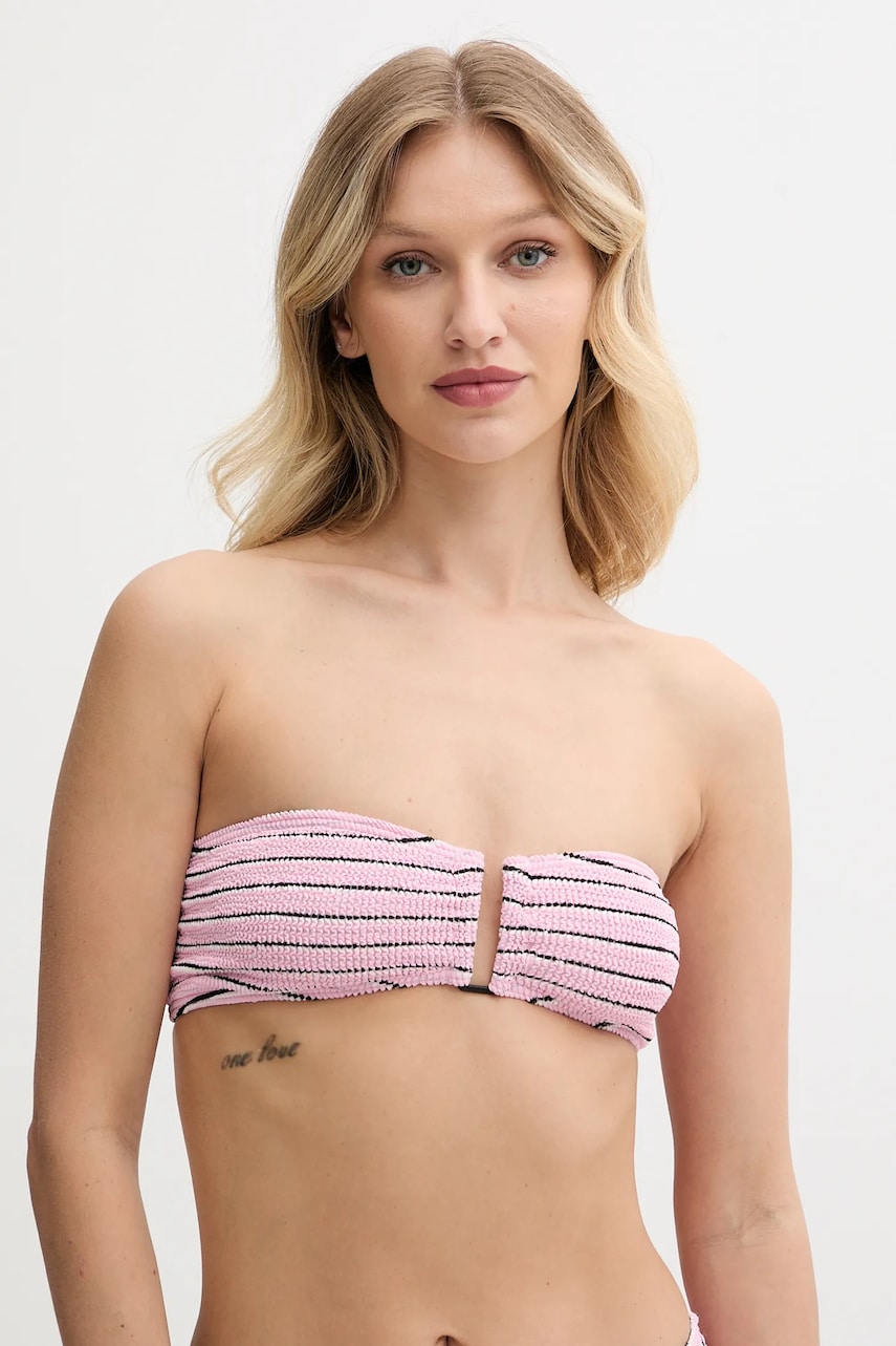 Bond Eye sutien de baie BLAKE culoarea negru, cupa moale, BOUND305