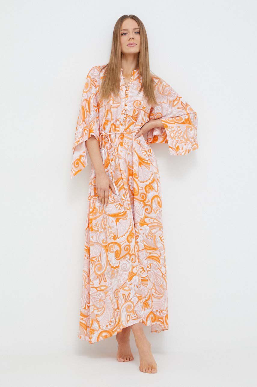 Melissa Odabash rochie de plaja culoarea portocaliu